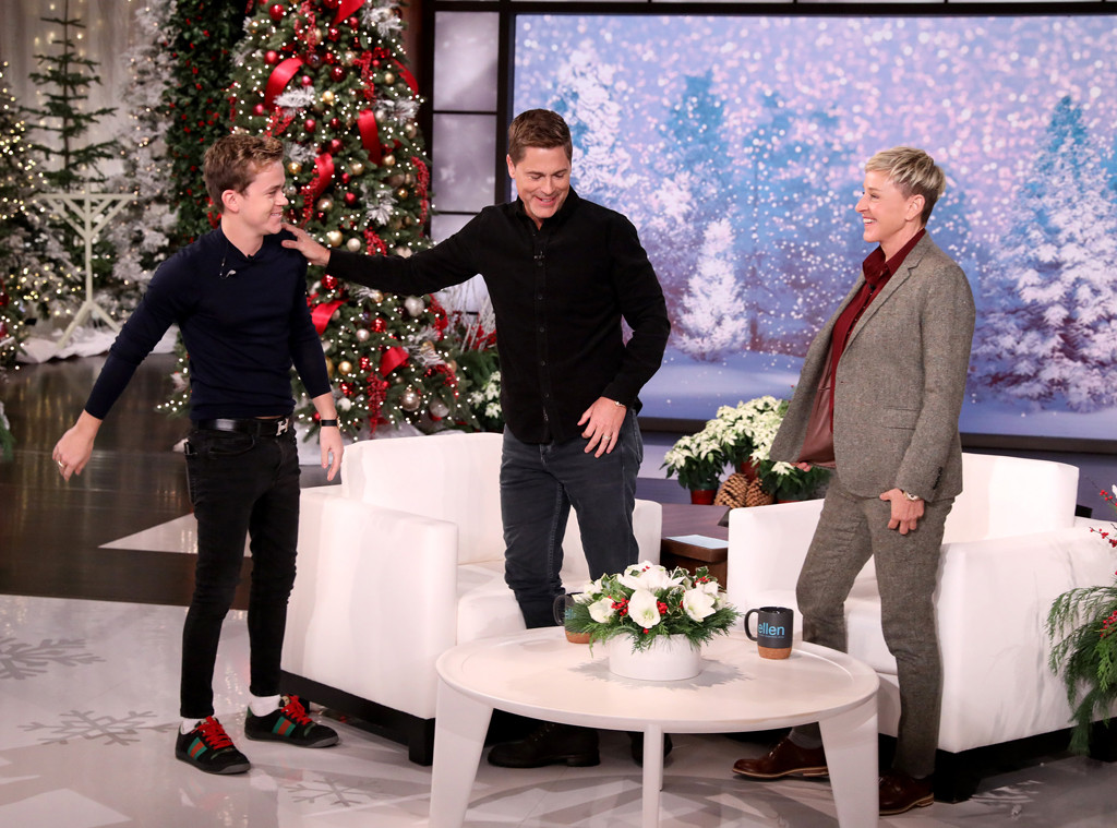 Watch Rob Lowe S Son Epically Troll His Interview With Ellen